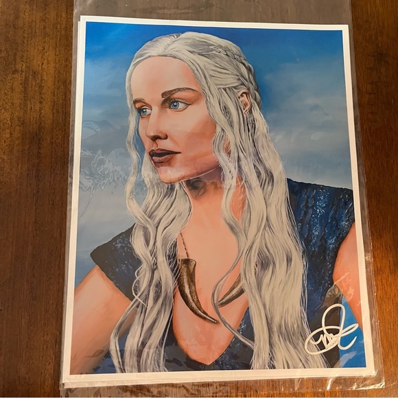 Signed prints of Game of Thrones characters. - Picture 4 of 6